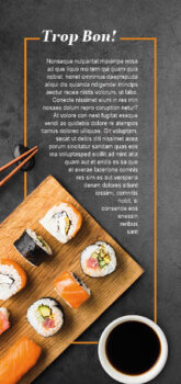 menu sushi